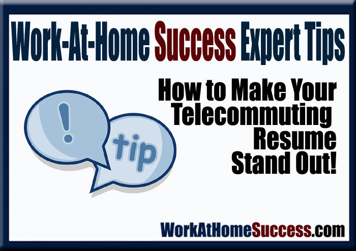 How to Make Your Telecommuting Resume Stand Out