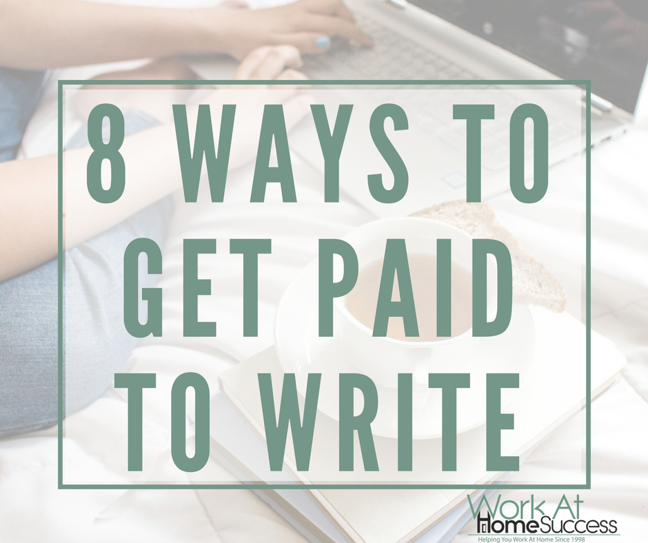 8 Ways to Get Paid to Write
