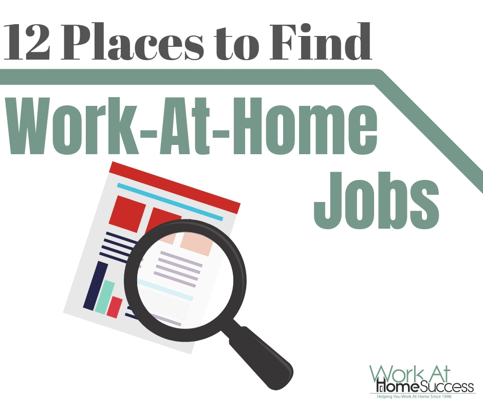 12 Places to Find Work-At-Home Jobs
