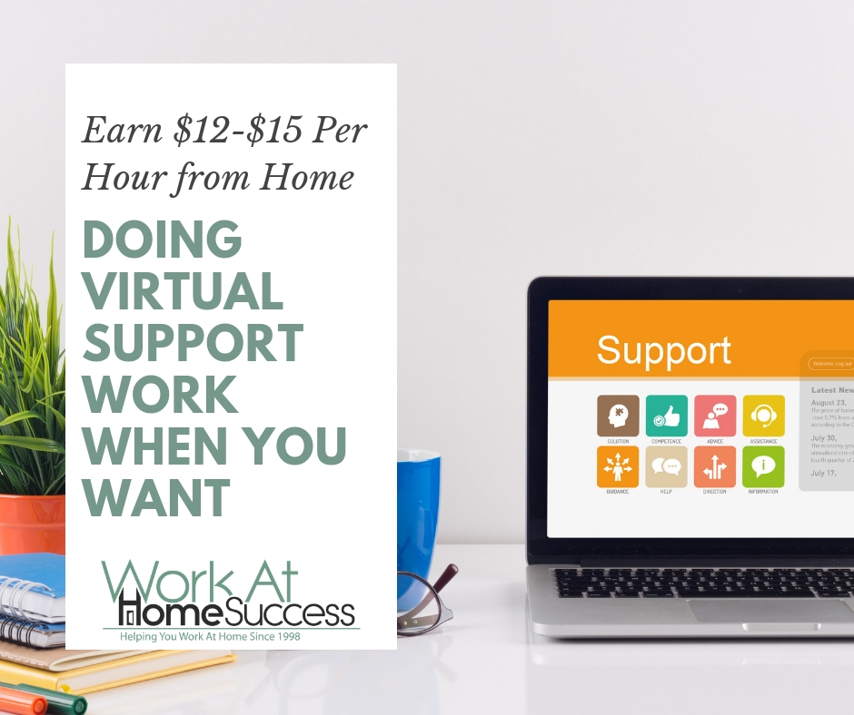 Make $12-$15 per Hour Doing Virtual Support Work When You Want at Byron